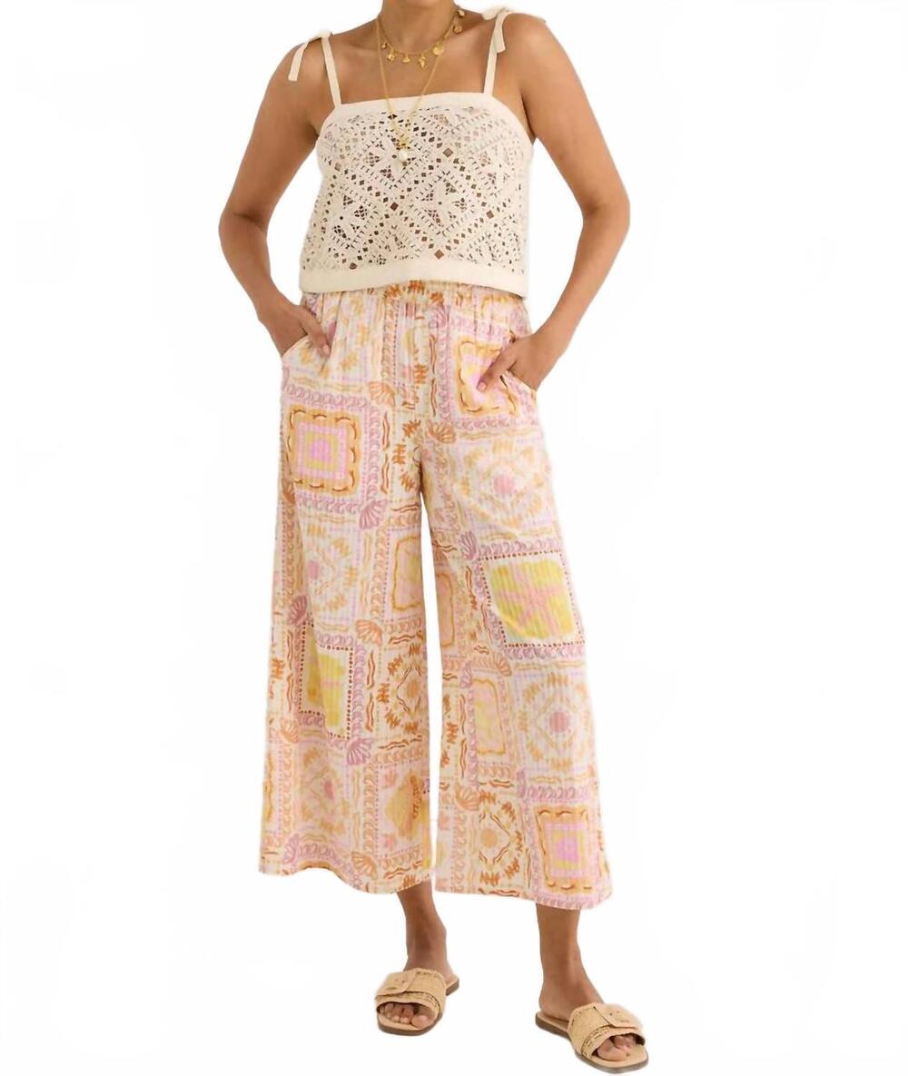 NEW ALIVIA gemma pants in tahiti tile